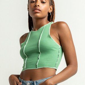 ISO Tilly's/Sky and Sparrow exposed seam tank XS